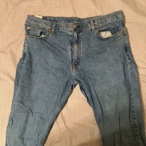 Levi’s 511, light blue, size 38x30. Little wear.